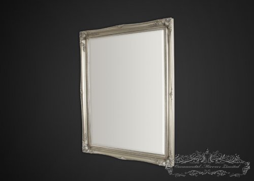 {silver French mirror from Ornamental Mirrors Limited