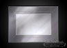Decorative glass mirror with silver tinted frame from Ornamental Mirrors Limited