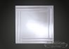 square decorative wall mirror with silver frame from Ornamental Mirrors Limited