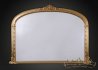 gold overmantel mirror from Ornamental Mirrors Limited