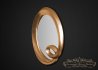 large oval gold mirror from Ornamental Mirrors Limited