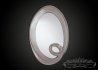 Large oval silver mirror from Ornamental Mirrors Limited