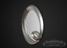 large oval silver mirror from Ornamental Mirrors Limited