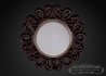 Mahogany round mirror from Ornamental Mirrors Limited