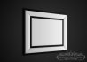 Black Glass Framed Mirror from Ornametnal Mirrors Limited