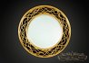 round gold decorative mirror from Ornamental Mirrors Limited